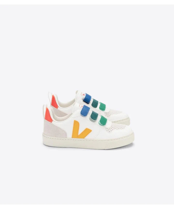 VEJA sneaker 3 velcro geel groen blauw rood