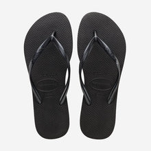Afbeelding in Gallery-weergave laden, HAVAIANAS slim zwart
