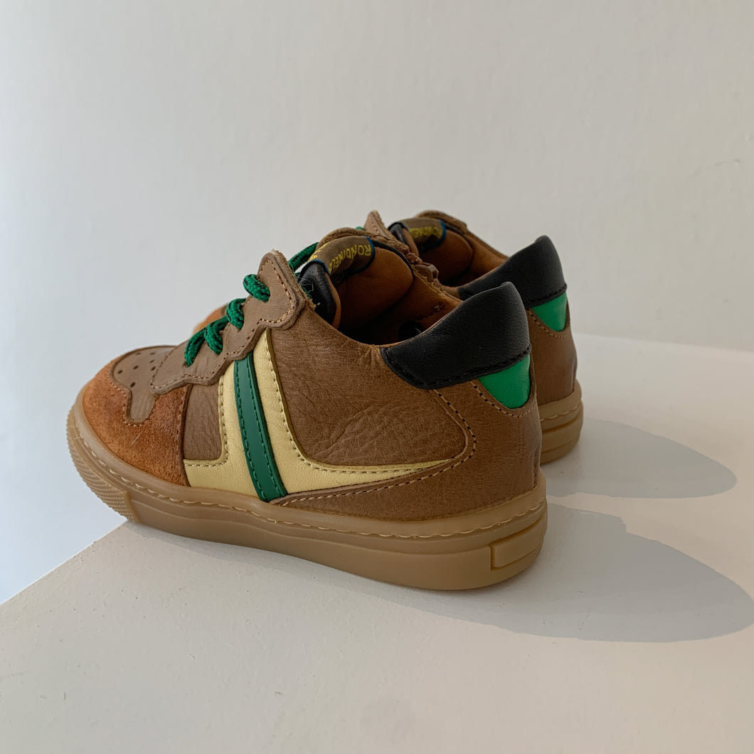 RONDINELLA mini basket camel groen