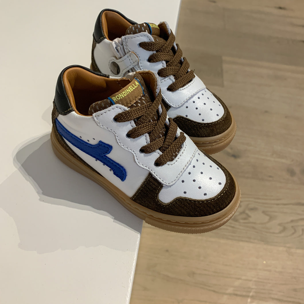 RONDINELLA mini basket wit bruin