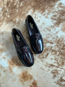 SEBAGO burgundy mocassin flosh