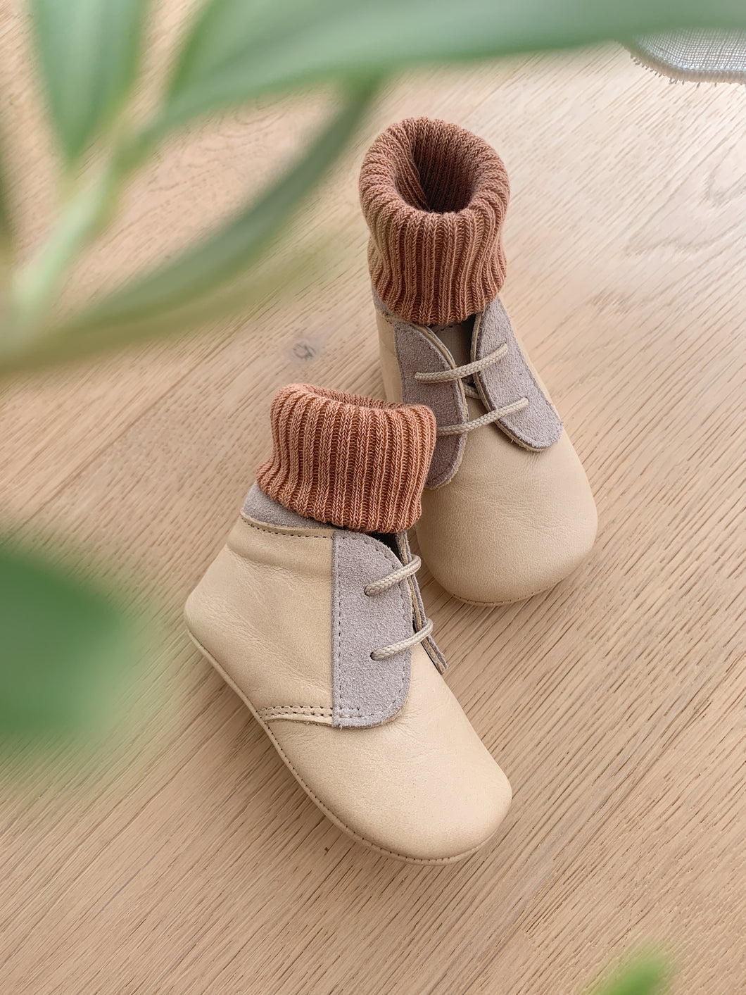 TRICATI baby veterschoen beige