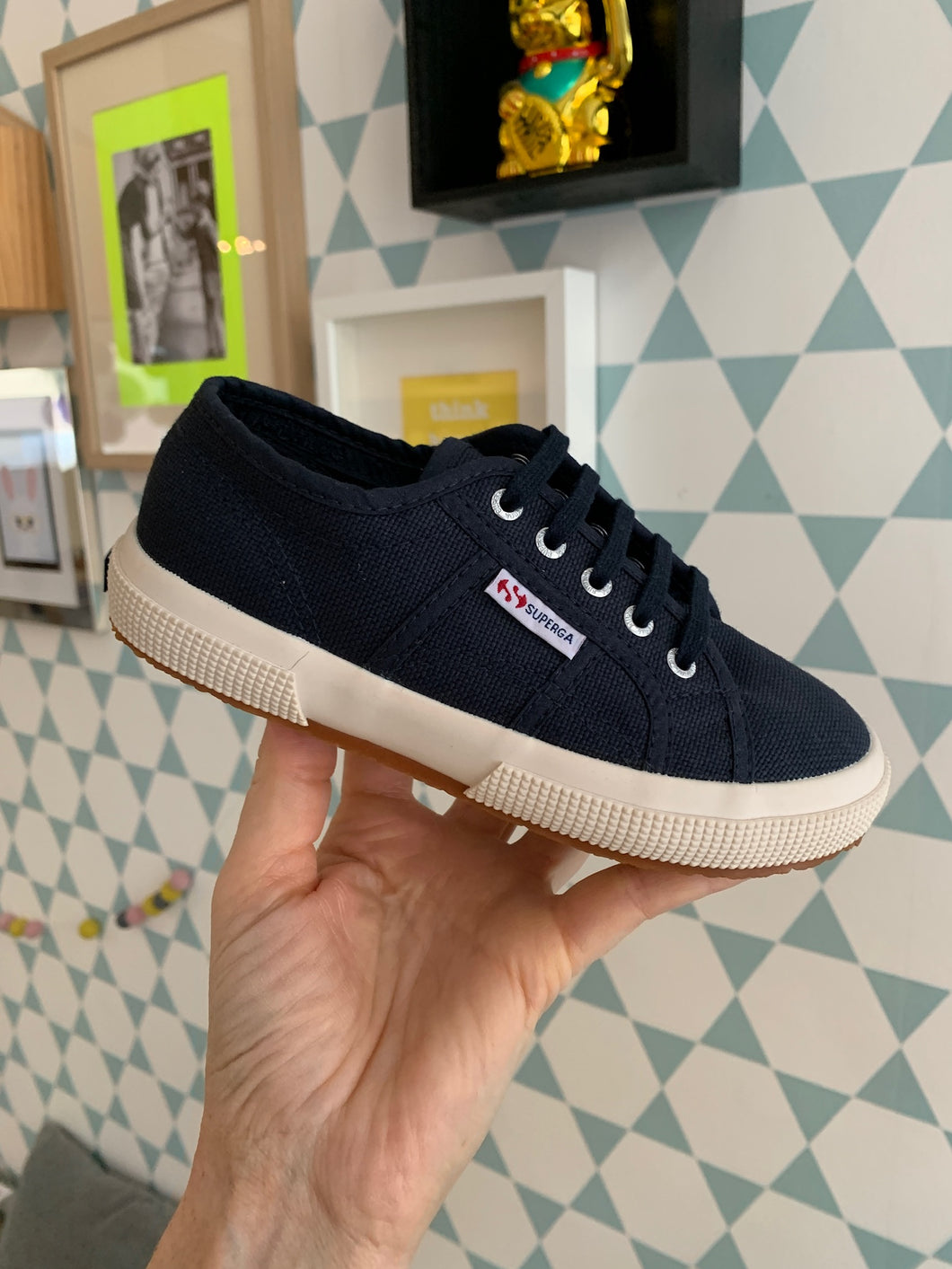 SUPERGA sneaker donkerblauw