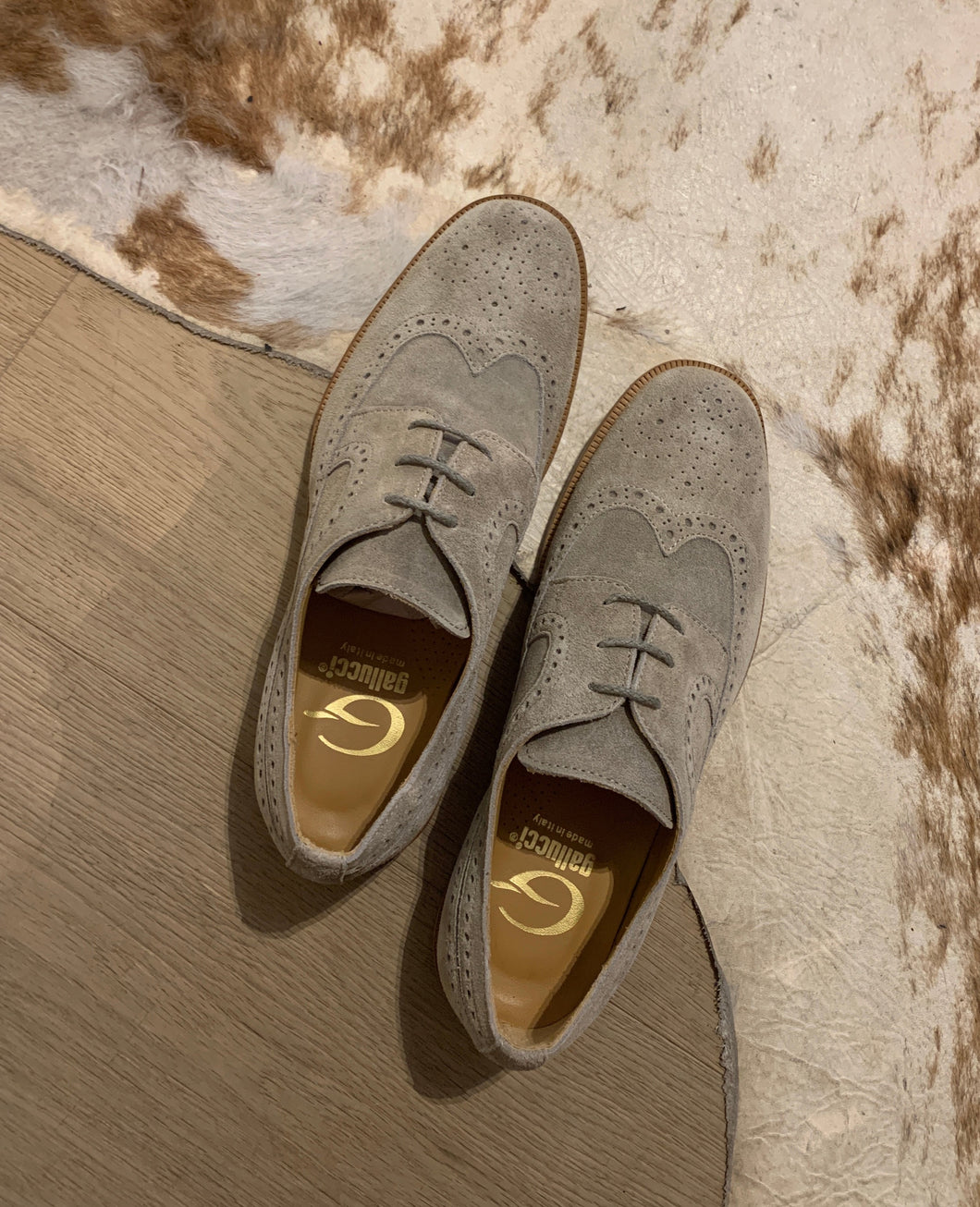 GALLUCCI veterschoen beige daim