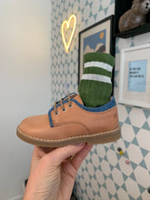 Afbeelding in Gallery-weergave laden, GALLUCCI veterschoen naturel/jeans
