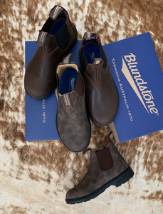 BLUNDSTONE boot bruin leder