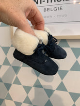 Afbeelding in Gallery-weergave laden, POM D&#39;API baby gevoerde veterbottine blauw
