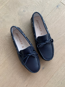 JARRETT carshoe veter donkerblauw leder