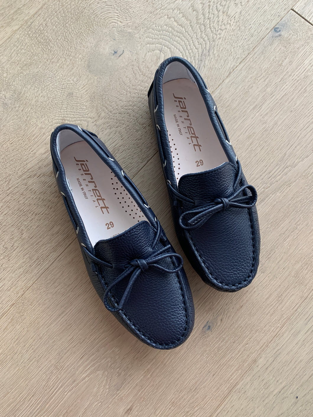 JARRETT carshoe veter donkerblauw leder