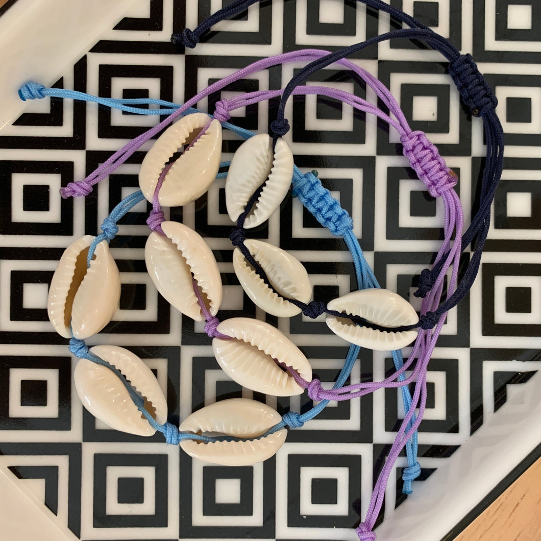 armband 3 schelpjes