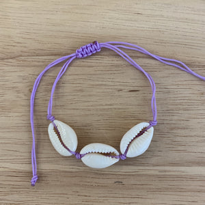 armband 3 schelpjes