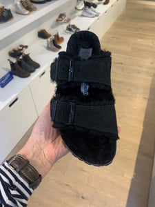 BIRKENSTOCK arizona wol zwart