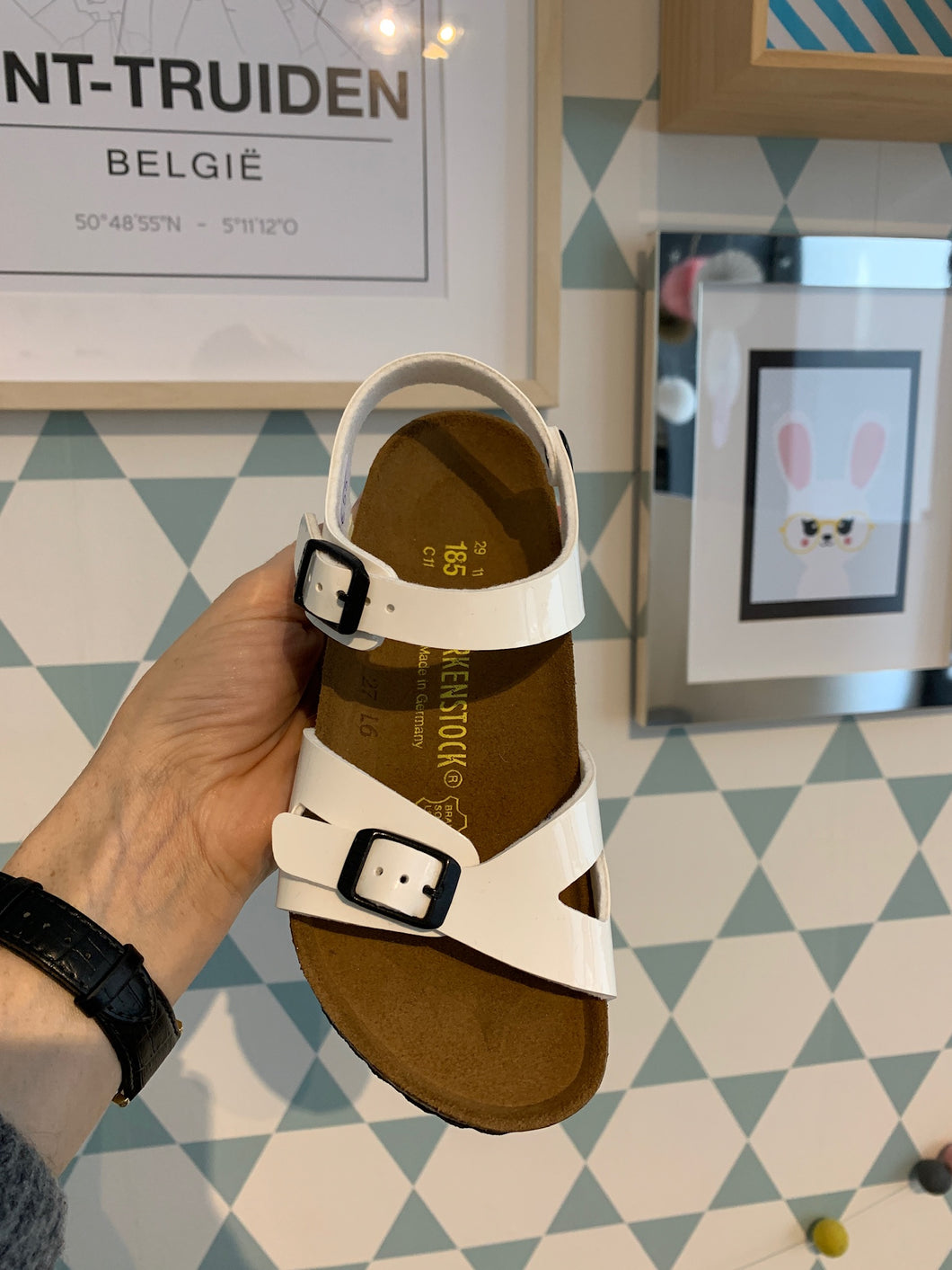 BIRKENSTOCK rio sandaal wit