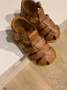 POM D'API mini gesloten sandaal cognac