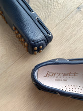 Afbeelding in Gallery-weergave laden, JARRETT carshoe veter donkerblauw leder
