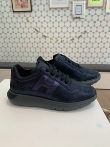 HOGAN runner donkerblauw glimmend
