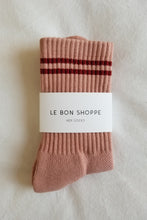 Afbeelding in Gallery-weergave laden, LE BON SHOPPE boyfriend socks vintage pink
