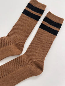 LE BON SHOPPE grandpa varsity tawny black stripe