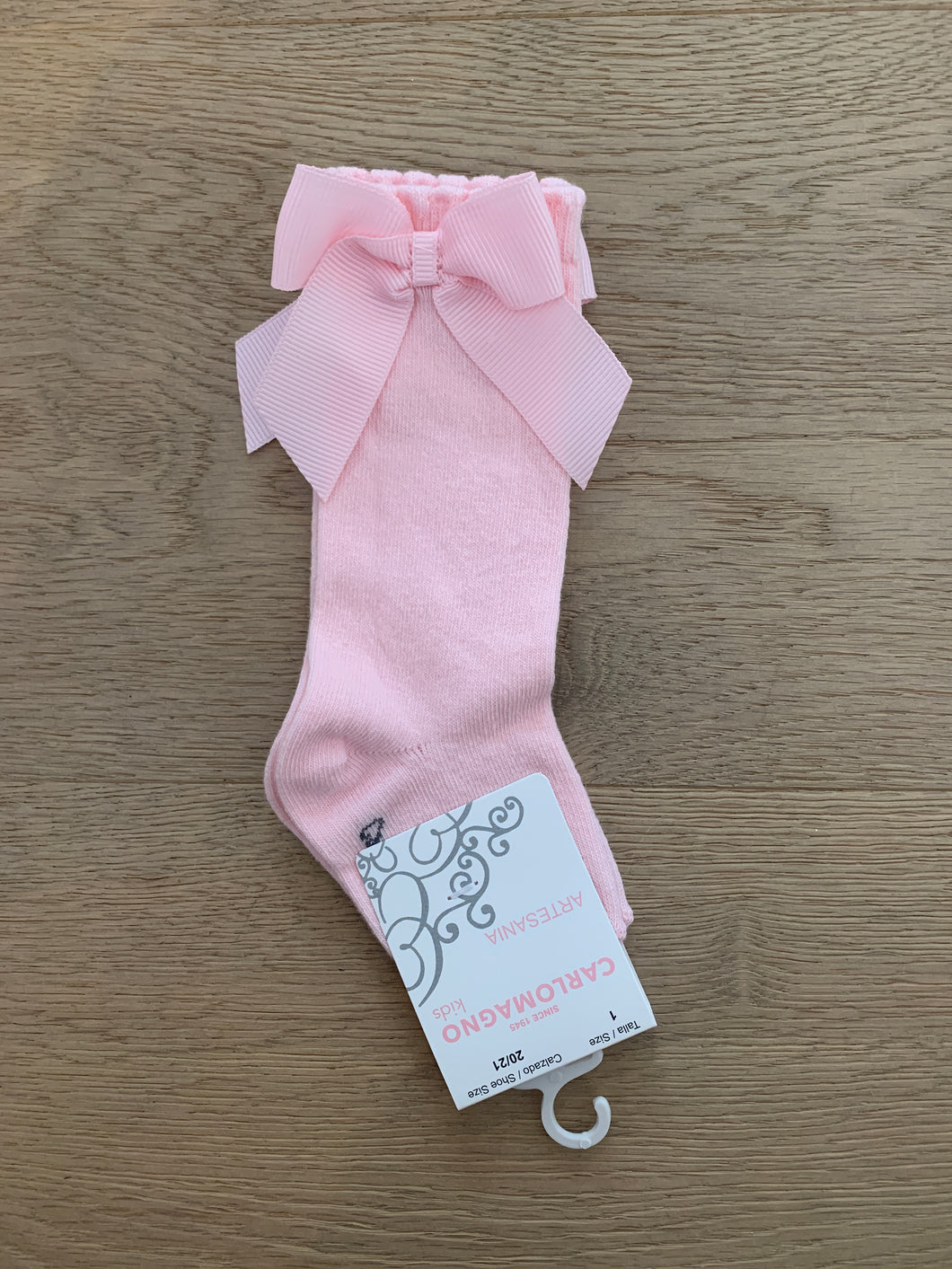 CARLOMAGNO kniekous strik roze