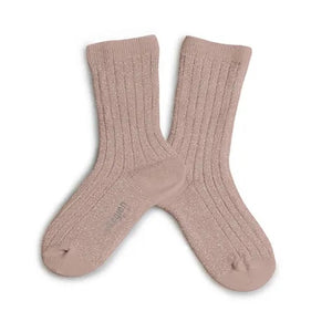 COLLEGIEN lurexkous VIEUX ROSE