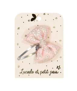SPELD bowtie hair clip liberty capel rose nude