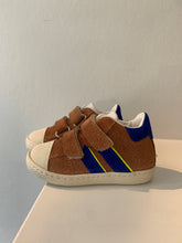 Afbeelding in Gallery-weergave laden, RONDINELLA mini basket velcro camel kobalt
