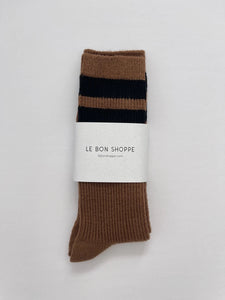 LE BON SHOPPE grandpa varsity tawny black stripe