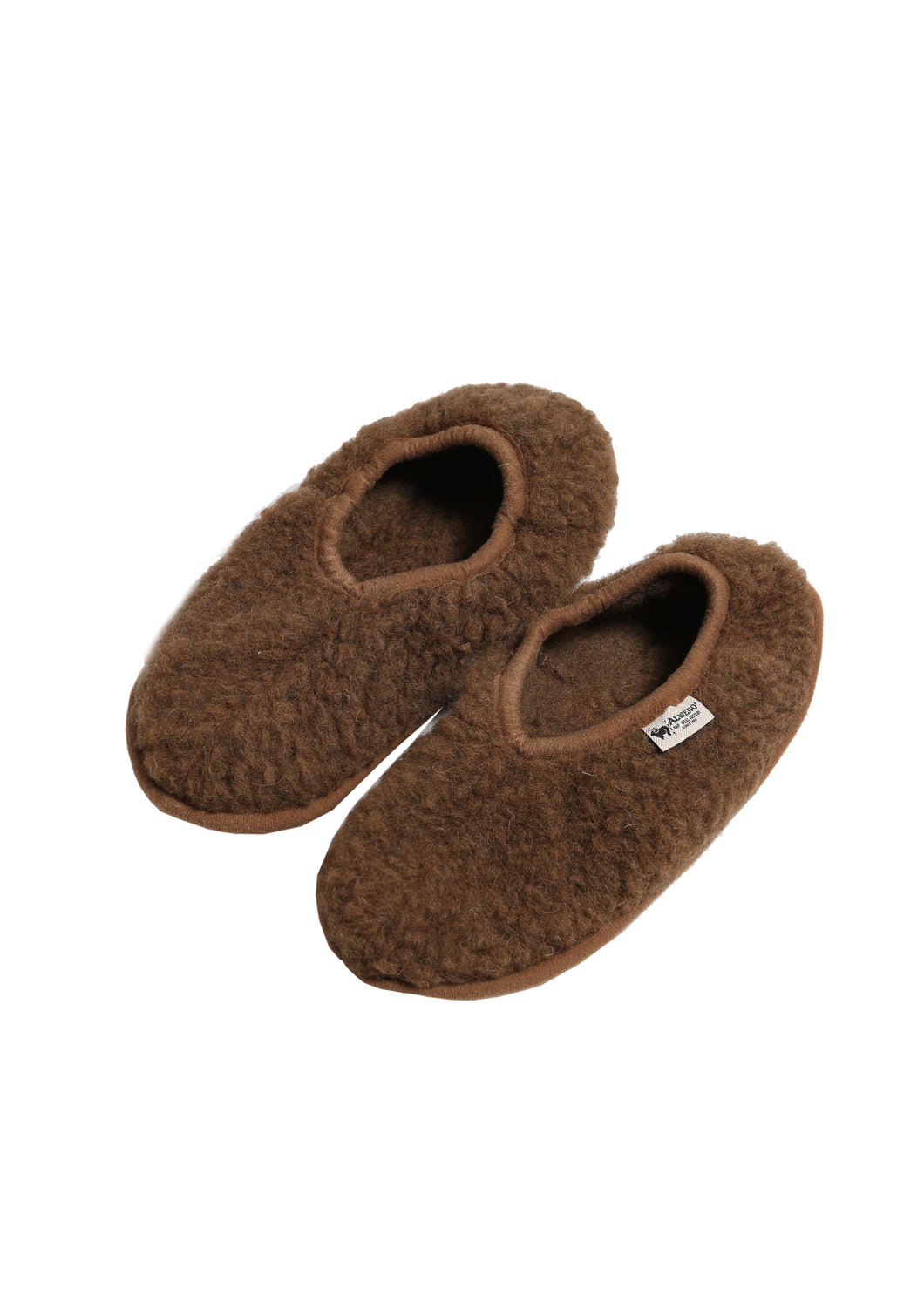 ALWERO pantoffel BARK (bruin)