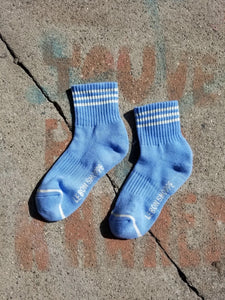 LE BON SHOPPE girlfriend socks parisian blue