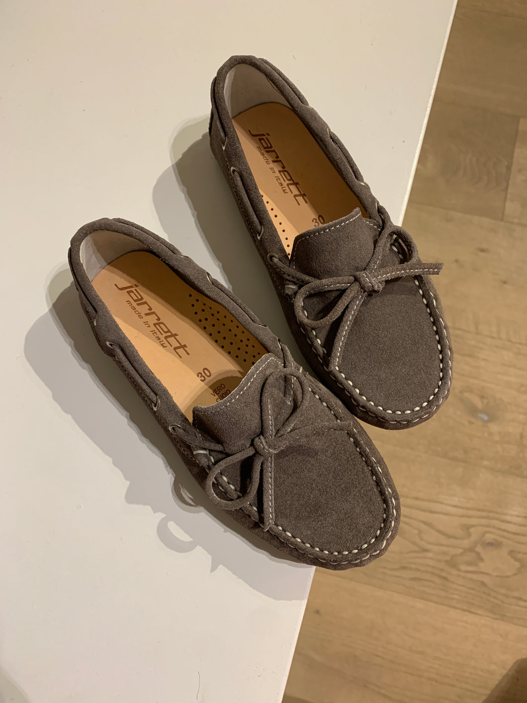 JARRETT carshoe veter lichtbruin daim