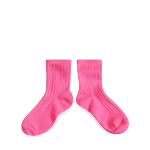 COLLEGIEN sok rose fluo