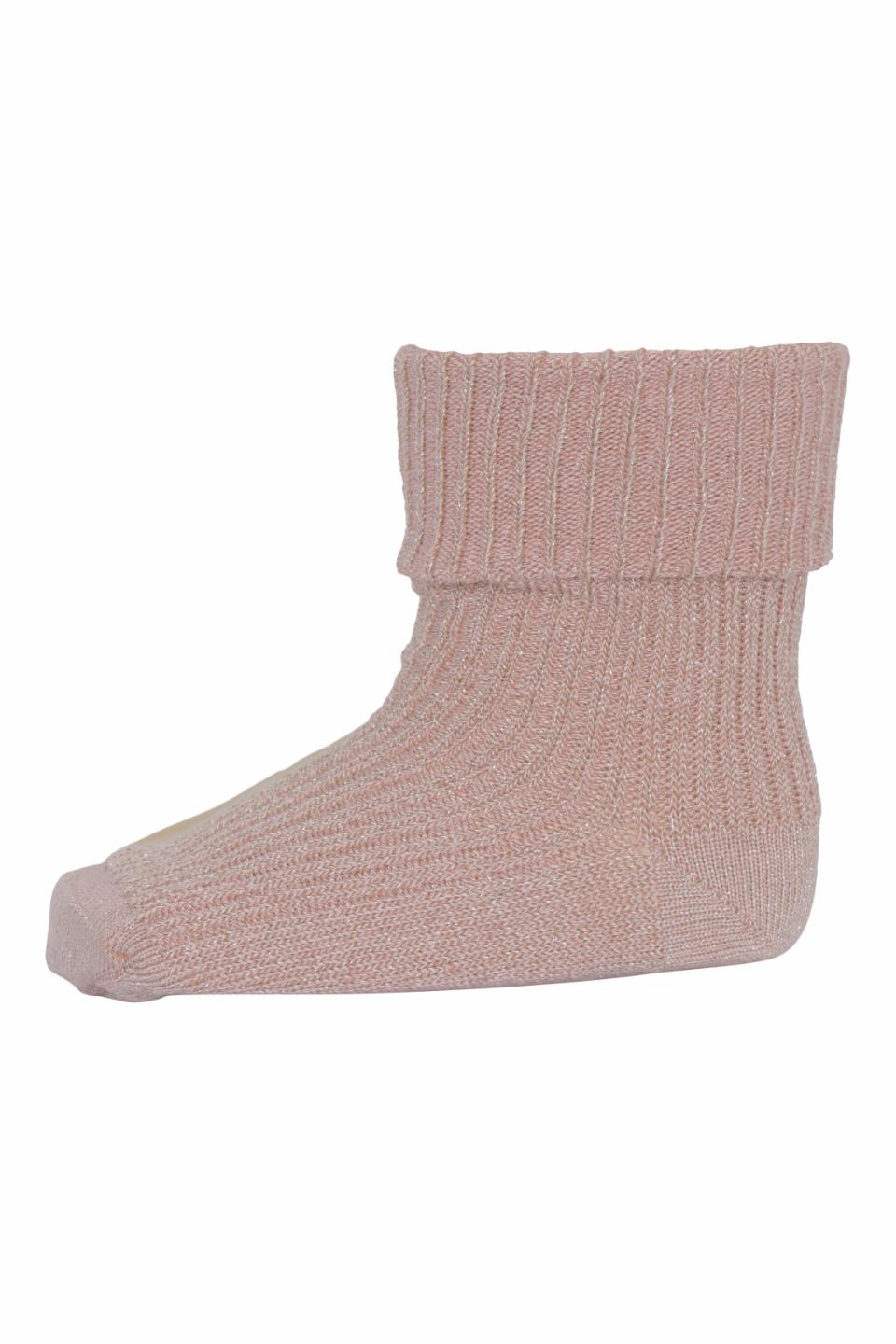 MP DENMARK baby sok lurex pink salt