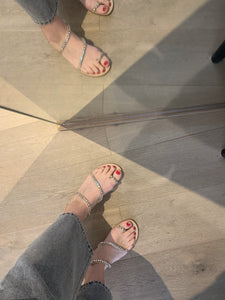 FLO sandaal diamantjes