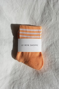LE BON SHOPPE girlfriend socks grapefruit