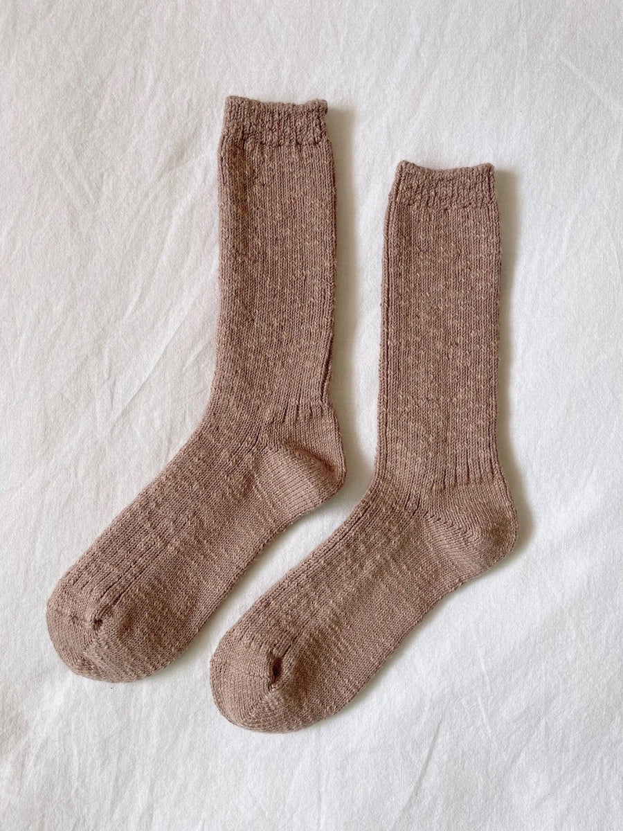 LE BON SHOPPE cottage sock toffee