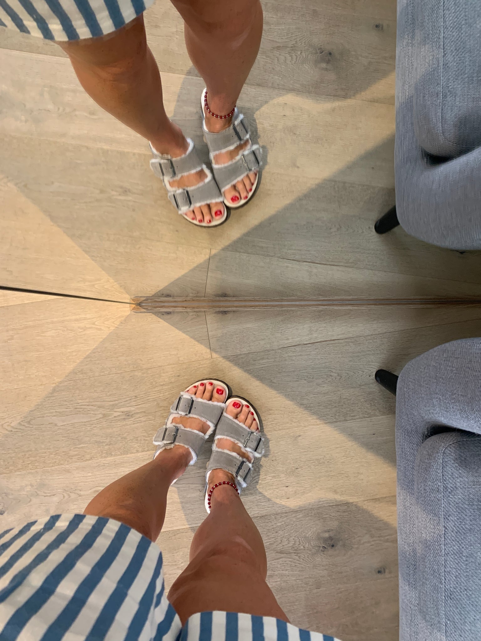 Birkenstock grijs top