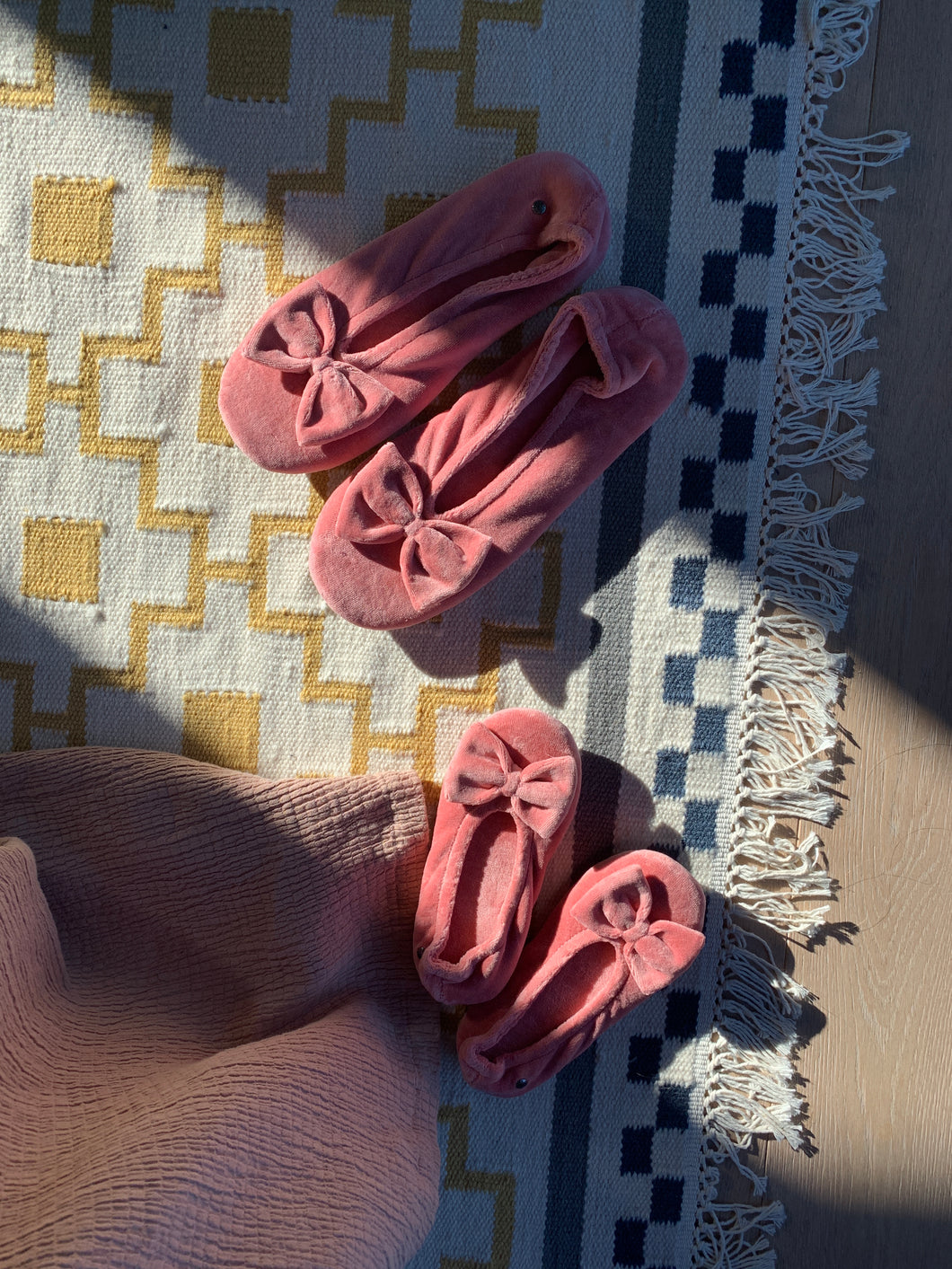 ISOTONER ballerinapantoffel blush