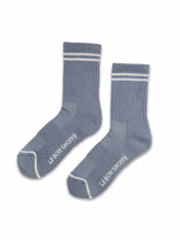 Afbeelding in Gallery-weergave laden, LE BON SHOPPE boyfriend socks blue grey
