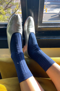 LE BON SHOPPE her socks lurex saffier