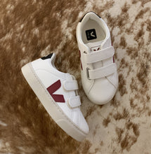 Afbeelding in Gallery-weergave laden, VEJA sneaker 2 velcro wit bordeaux
