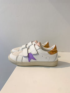 RONDINELLA velcro sneaker lila ster