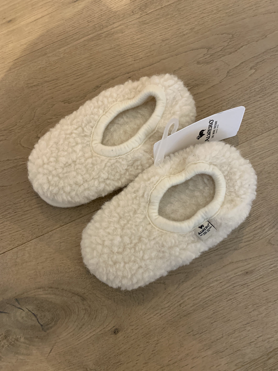 ALWERO pantoffel NATUREL (ecru)