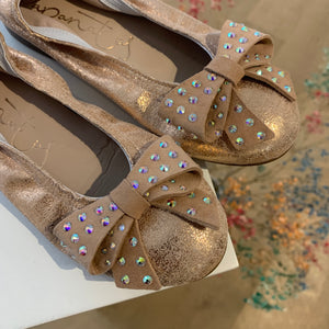 ELI ballerina koper glitterstrik