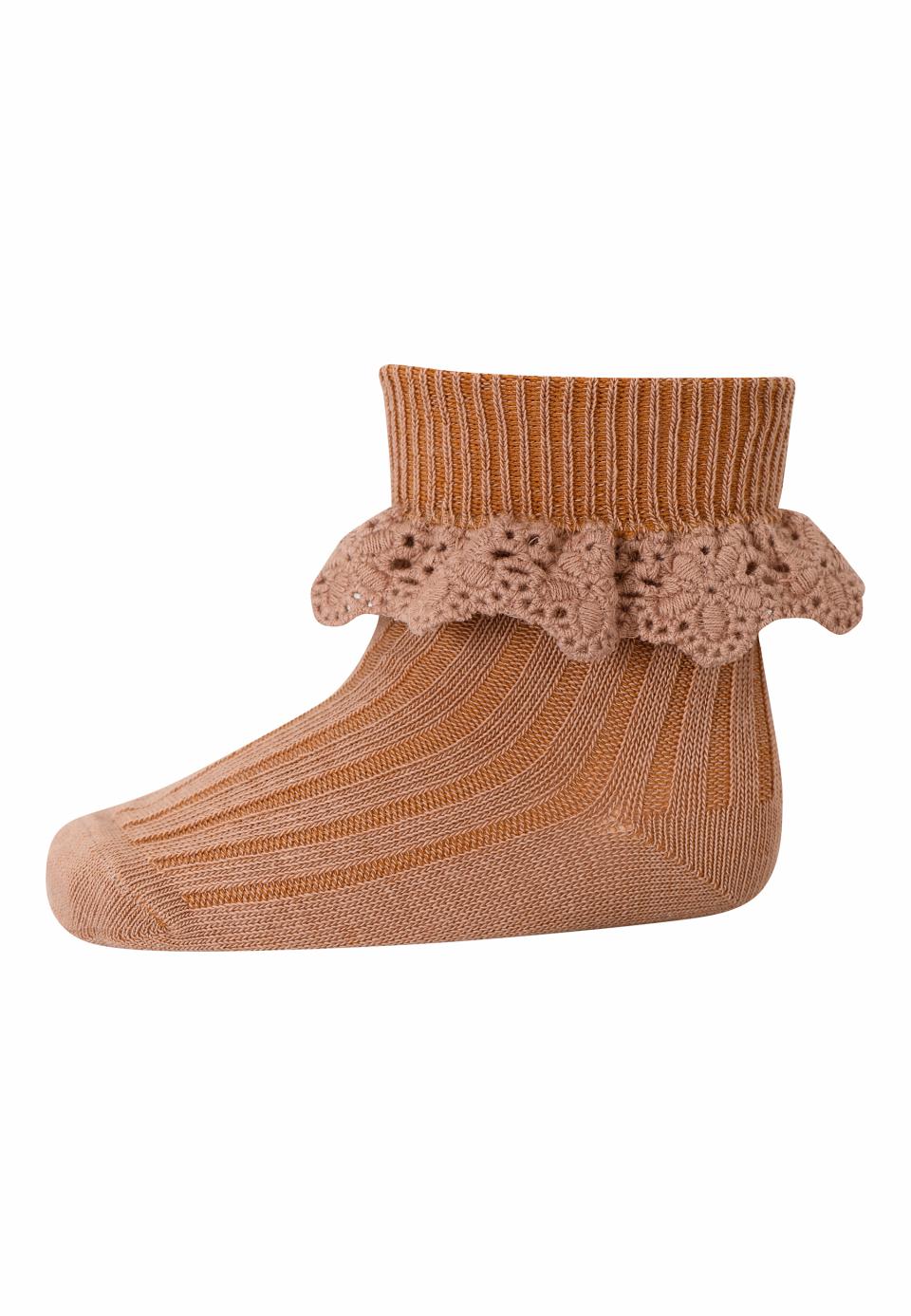 MP DENMARK baby sok frul tawny brown
