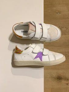 RONDINELLA velcro sneaker lila ster