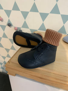 TRICATI baby veterschoen donkerblauw