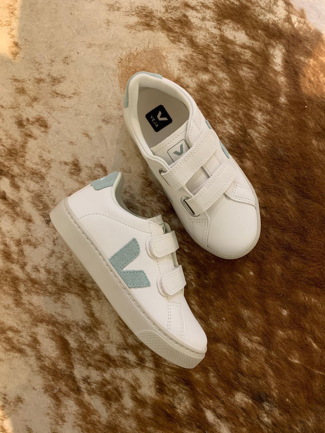 VEJA sneaker 2 velcro wit matcha